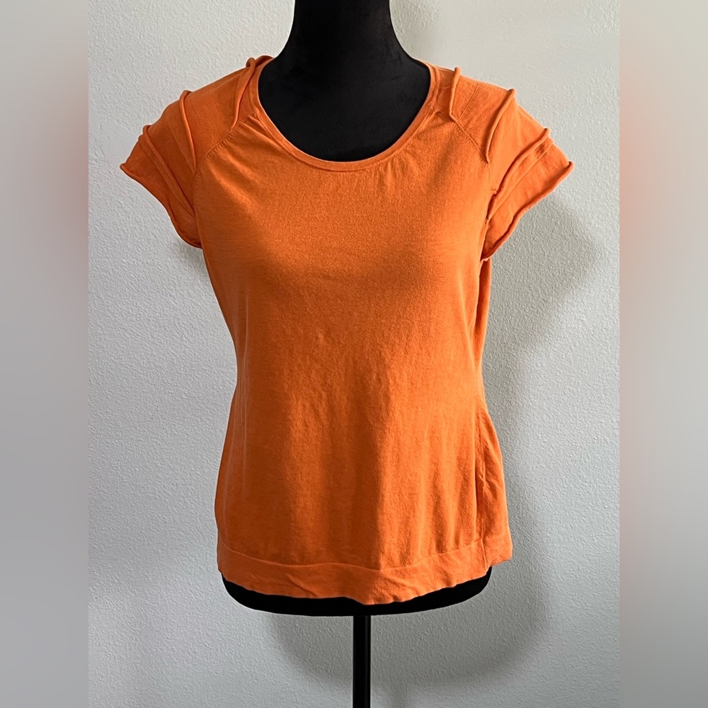 LAFAYETTE 148 Short Sleeve Knit Top- L